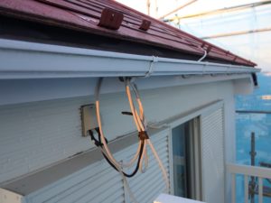 施工前の雨樋