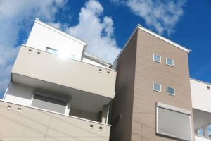 ケラバの出なし住宅