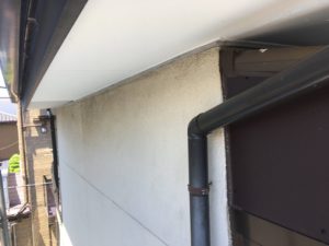 軒天塗装仕上がり