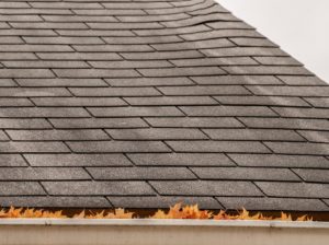 変褐色したシングル屋根