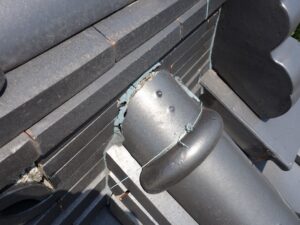 棟瓦の劣化