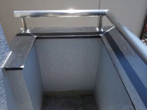 笠木交換施工前