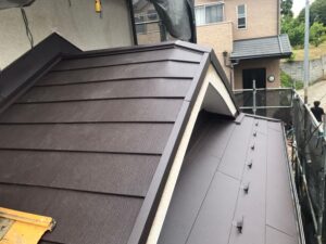 下屋根(施工後)