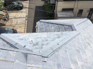 棟板金の施工前