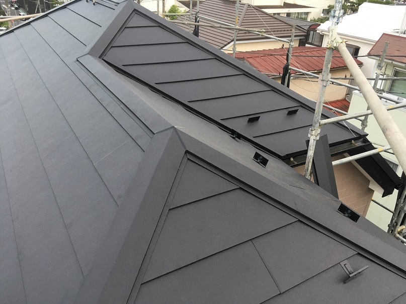 大屋根施工後