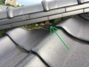 漆喰面戸の劣化