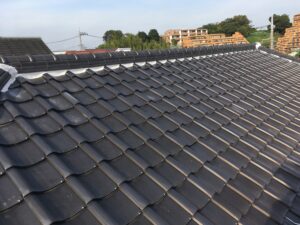 大屋根漆喰仕上がり