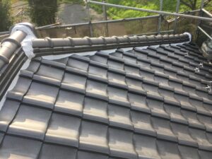 大屋根漆喰仕上がり