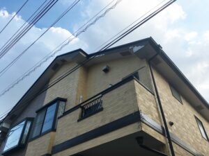 正面破風板施工前