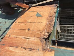 南面野地板腐食