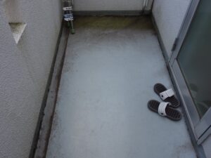 バルコニー防水施工前
