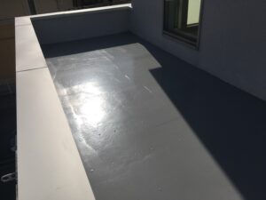 陸屋根防水施工後