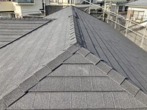 上屋根施工後