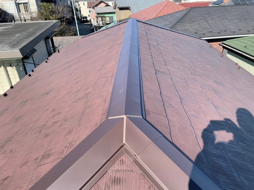 棟板金交換仕上がり