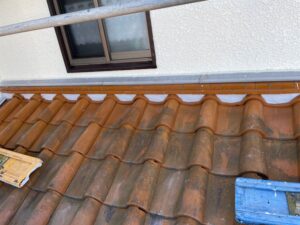 壁取合い漆喰施工後