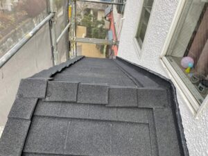 下屋根仕上がり