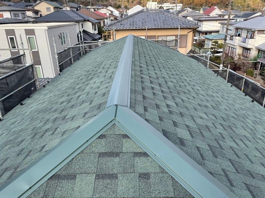 大屋根施工後