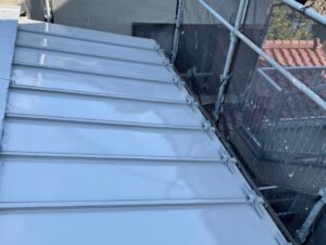 瓦棒屋根施工後