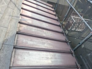 瓦棒屋根施工前