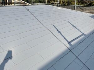 スレート屋根塗装施工後