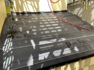 防水シート張り