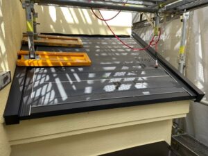 ケラバ板金取付け