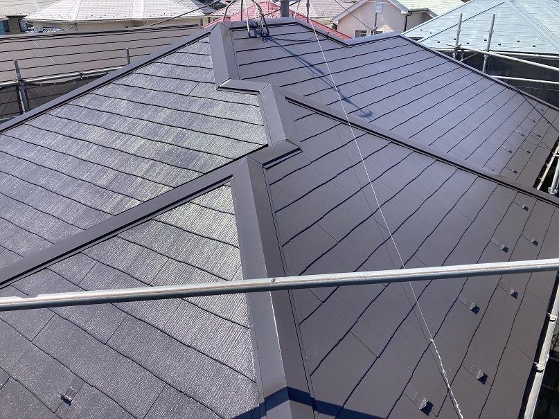 大屋根ベランダ側施工後