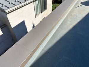 パラペット笠木仕上がり