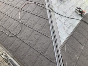屋根材取付け