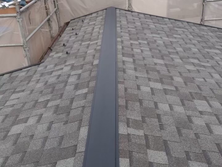 屋根棟板金施工