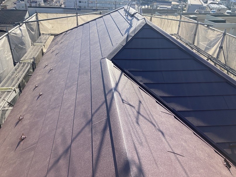 大屋根施工後