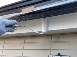 破風塗装上塗り