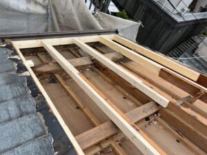 既存の垂木補修