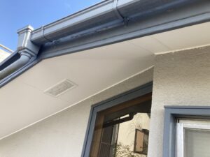 軒天ケイカル張り