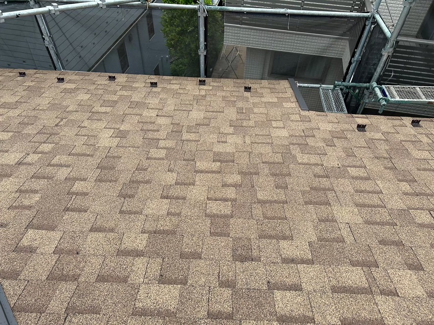 屋根カバー施工後