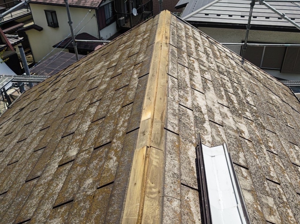 棟板金の解体