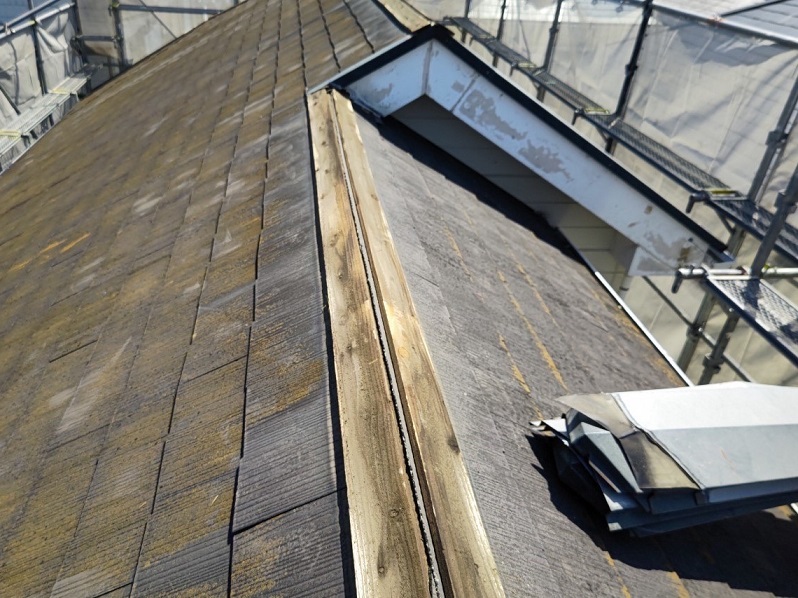 棟板金の解体