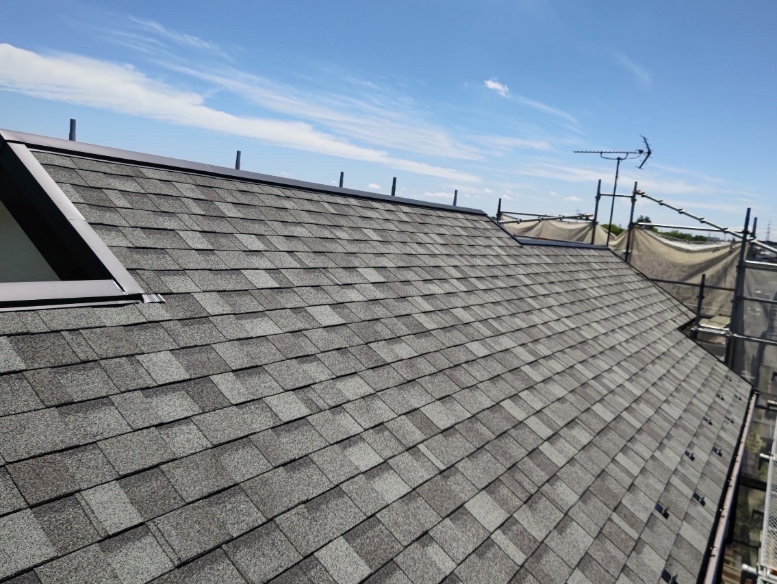 大屋根施工後