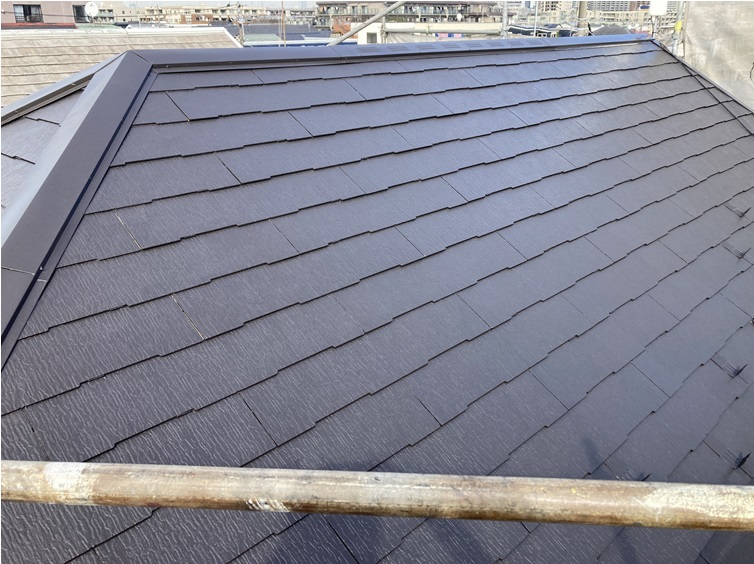 屋根塗装施工後