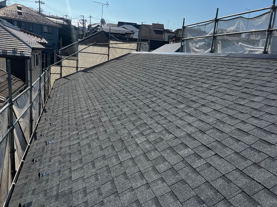 屋根仕上がり