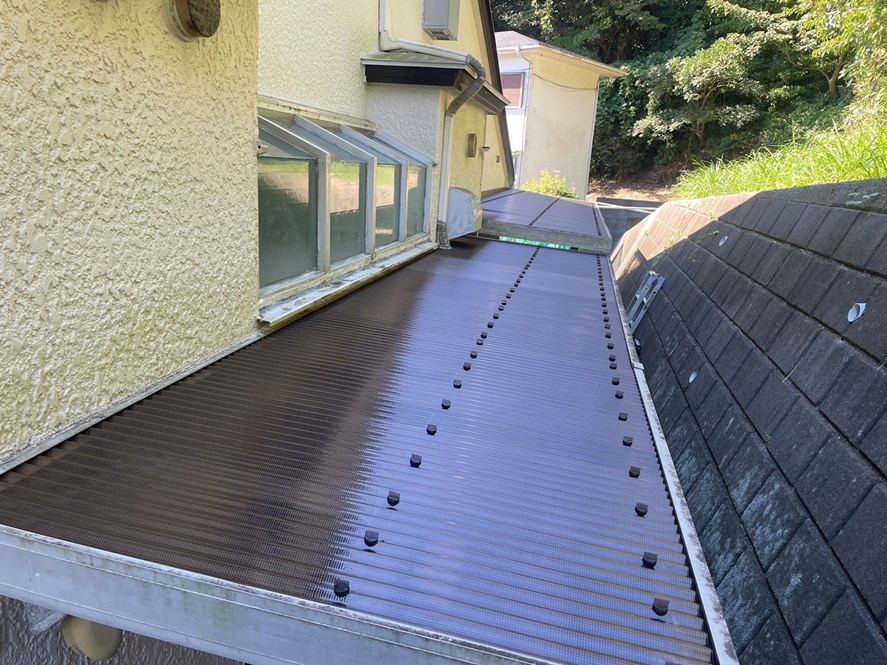 波板交換施工後