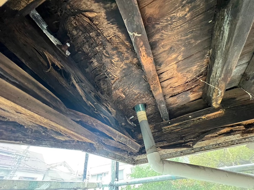 バルコニー下地腐食