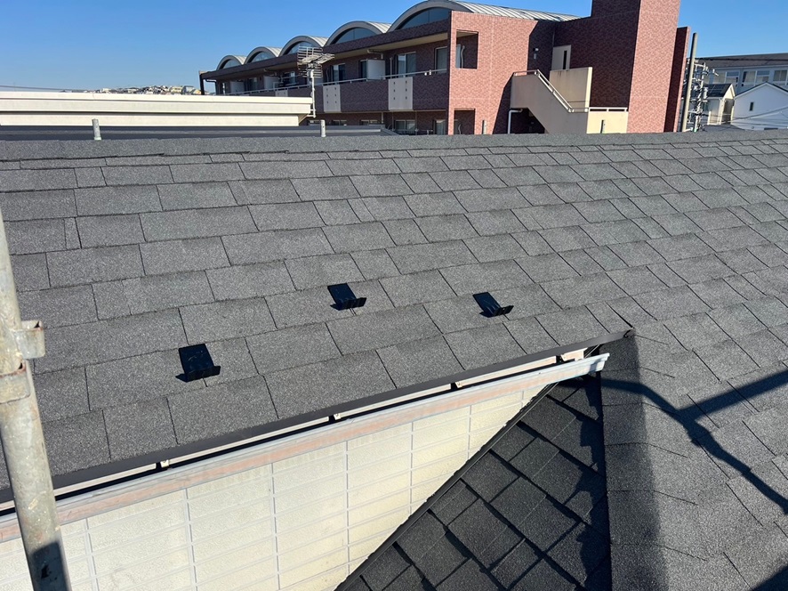 屋根施工後