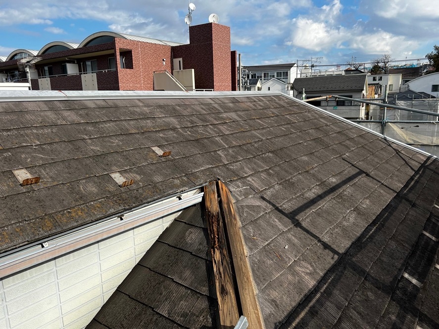 屋根カバー施工前