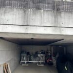 車庫波板張り仕上がり