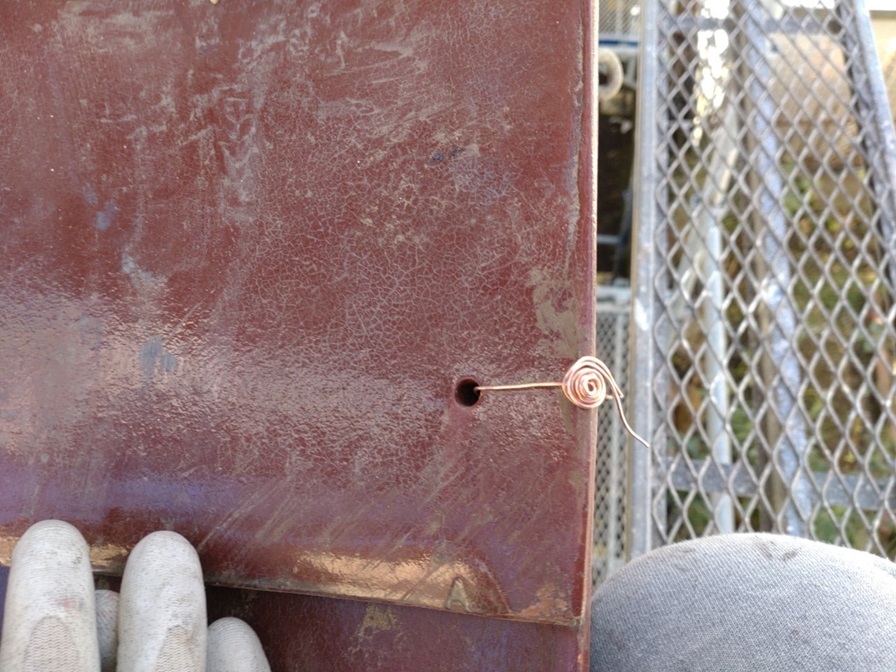 ケラバ銅線巻き