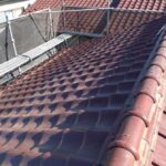 瓦屋根施工後