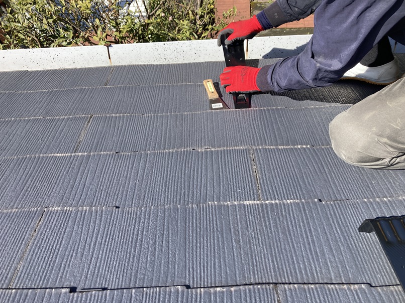 雪止め差し込み