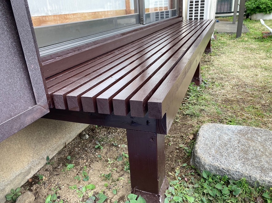 濡れ縁仕上がり