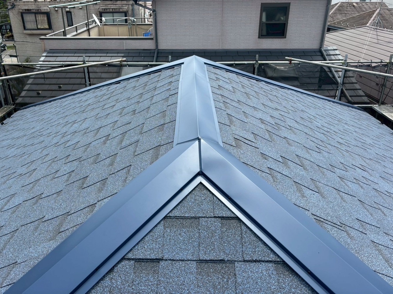 屋根施工後